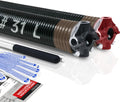 2ft Garage Door Torsion Springs Pair 0.234 Wire x 31ft Length - Black