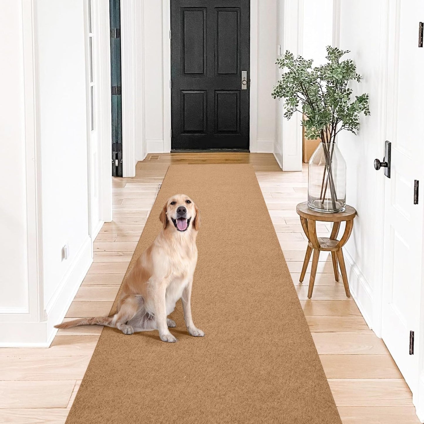 Non-Slip Runner Rug for Indoor Outdoor Use - Versatile Utility Carpet