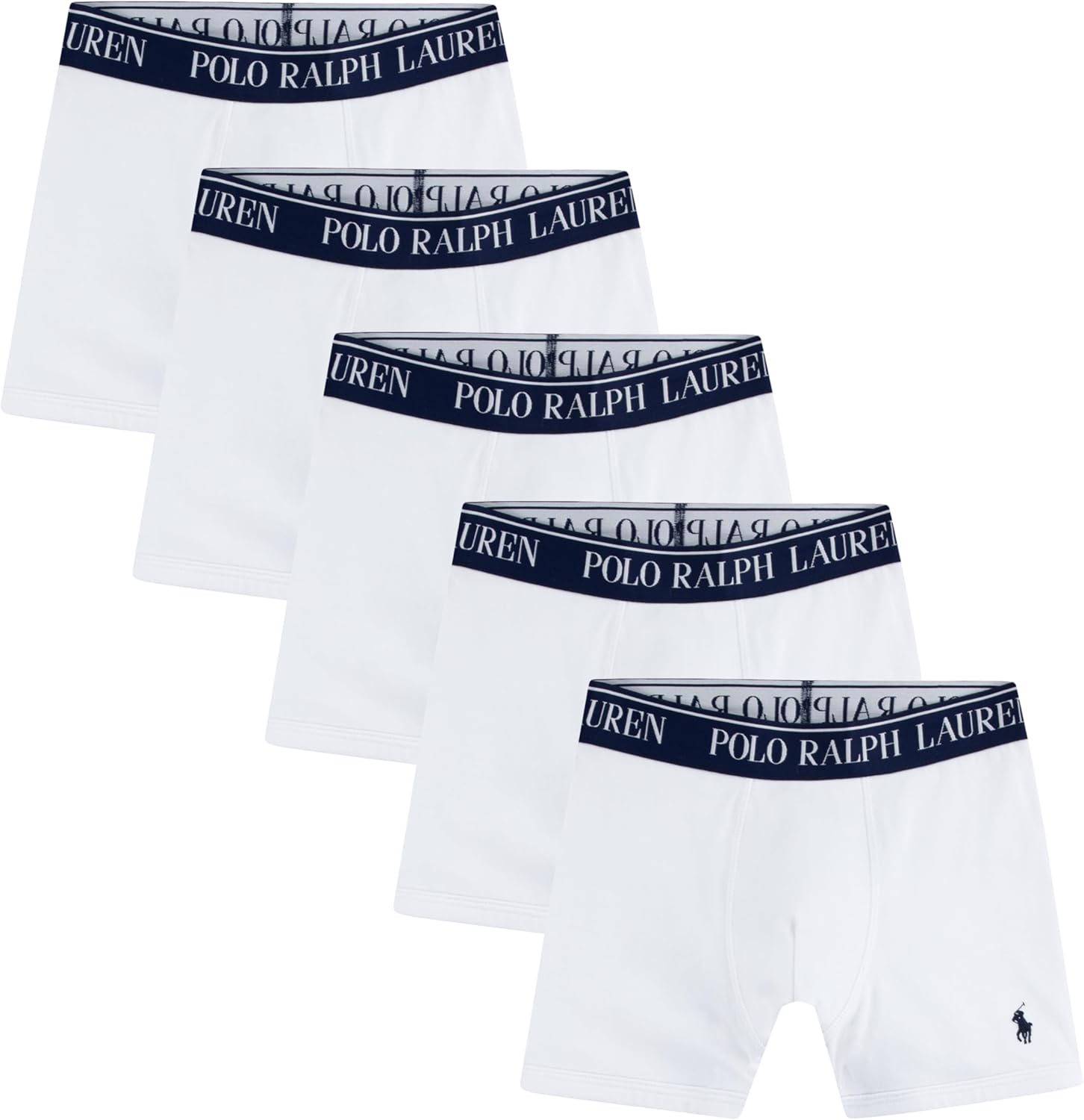 POLO RALPH LAUREN Boys 5-Pack Boxer Briefs for Ultimate Comfort