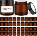 4 oz Small Glass Jars with Lids for Creams and Scrubs