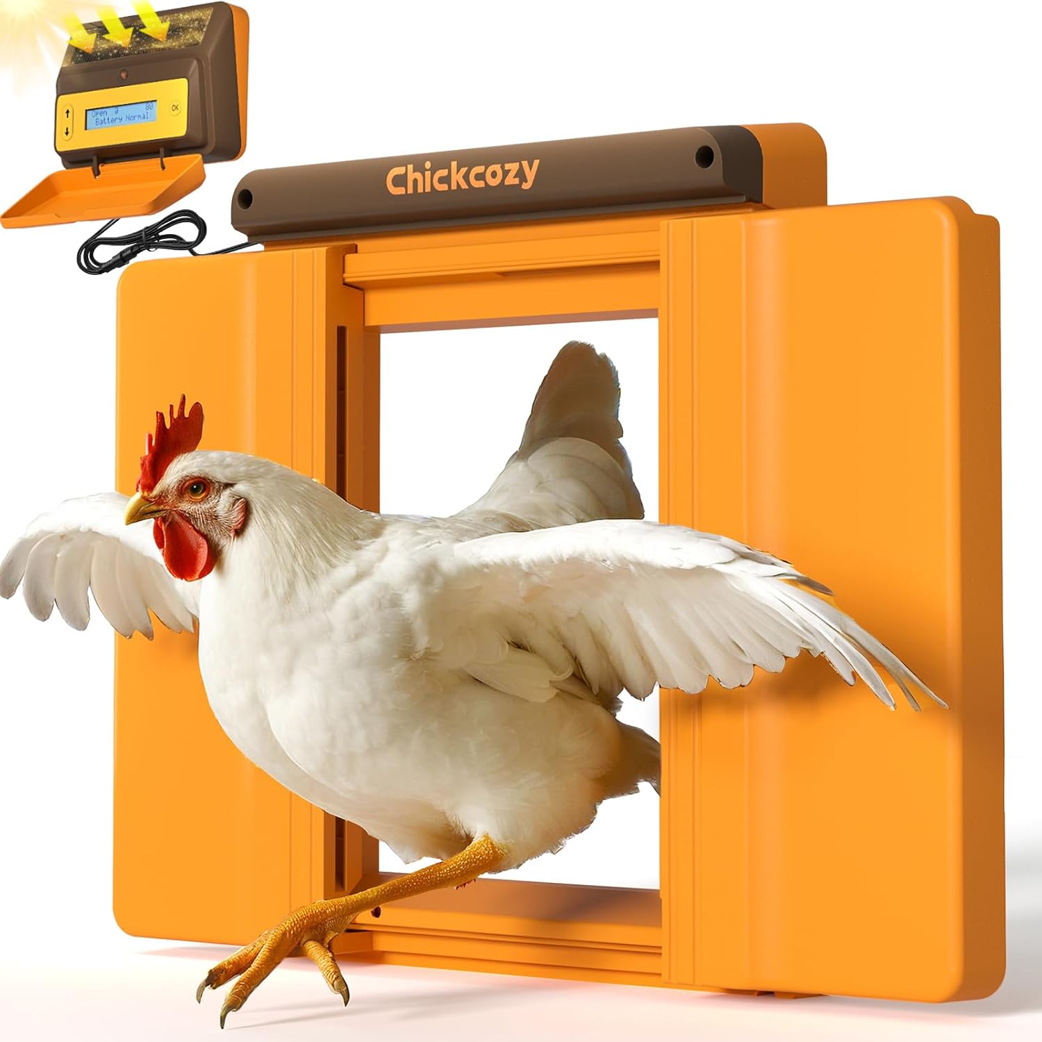 Solar-Powered Automatic Chicken Coop Door with Dual Motor System