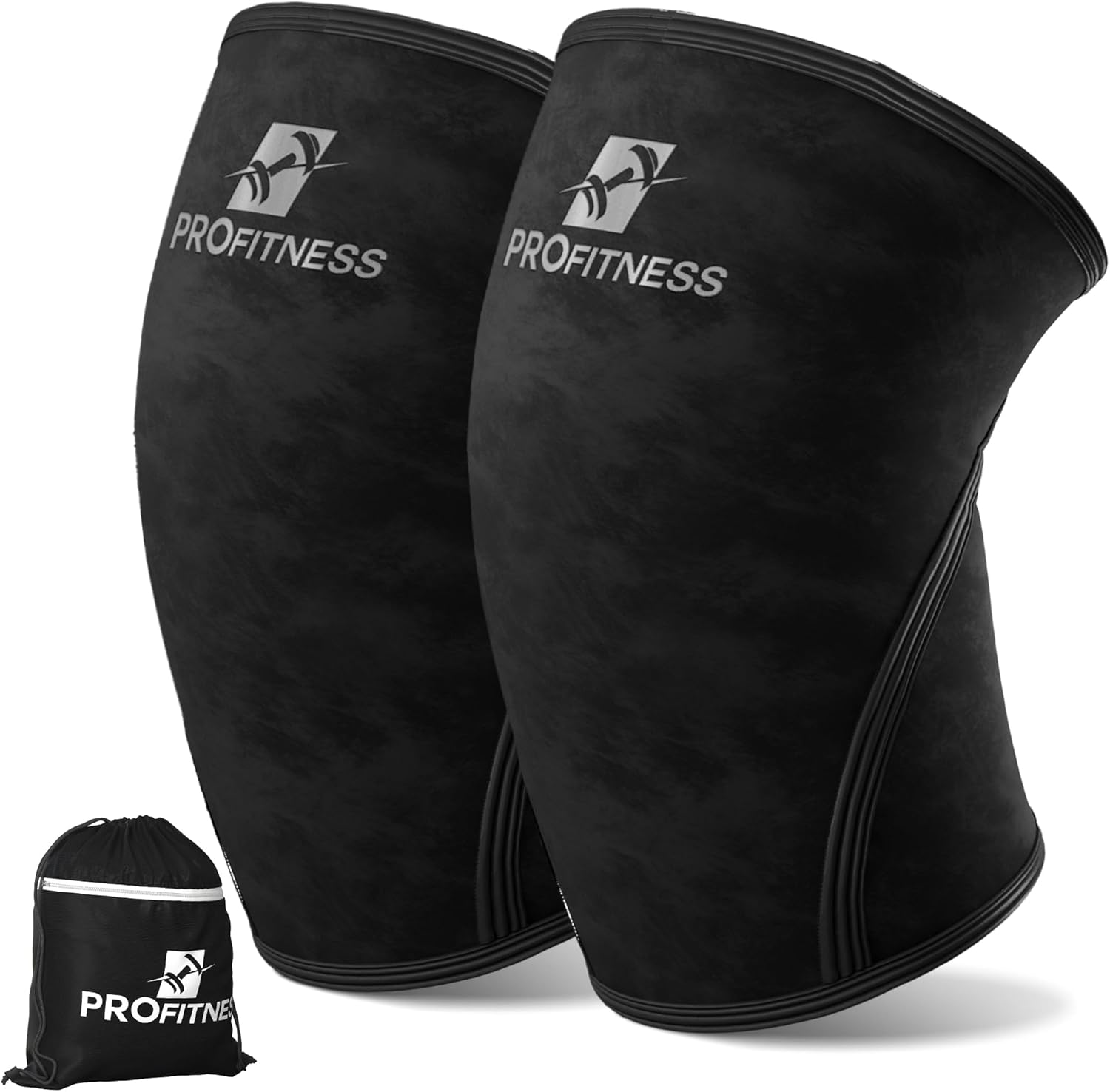 ProFitness Knee Sleeves for Weightlifting - 7mm Neoprene Support