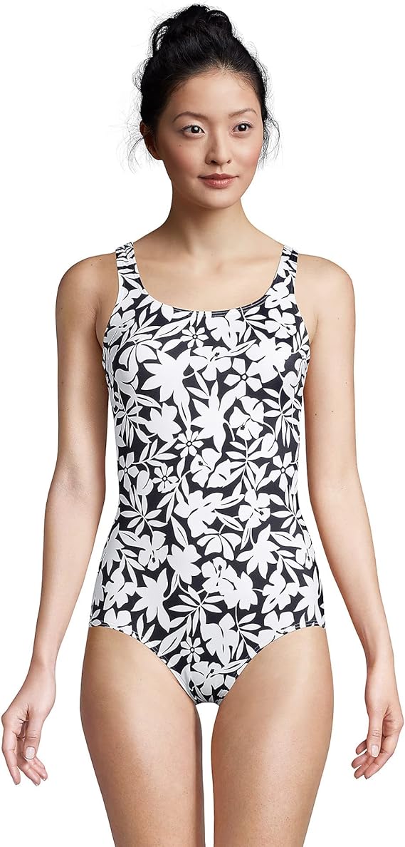 Lands' End Women's Plus Size DD-Cup Chlorine Resistant Swimsuit