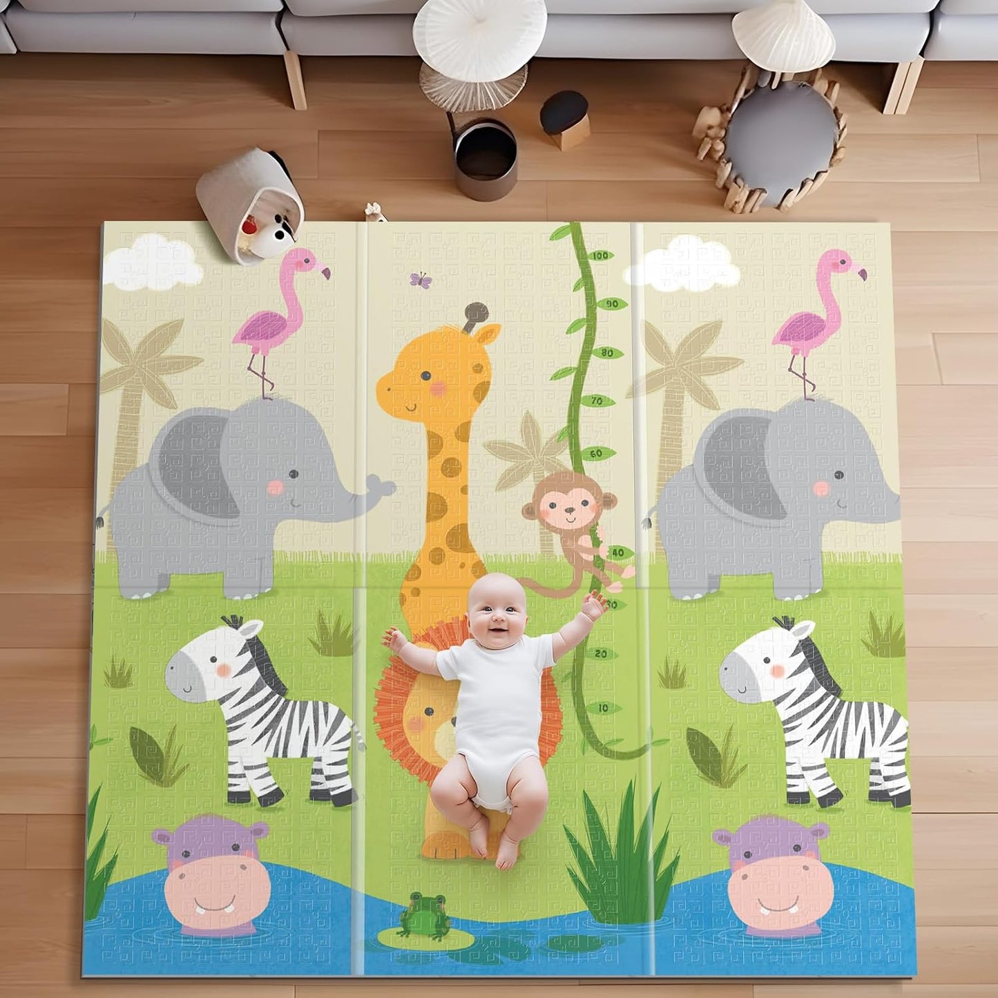UANLAUO Play Mats for Babies and Toddlers - Extra Large 59x59