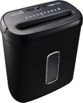 8-Sheet Cross Cut Paper and Credit Card Shredder - Compact Home Office
