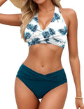 Sopliagon Women's Bikini Sets Twist Front Two Piece Swimsuit This