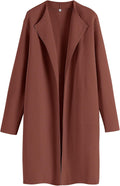 ANRABESS Women's Long Cardigan Sweater - Cozy MidWeight Trench