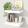 Axeman 16in Floating Shelves 2 Pack - Deep Rustic Wall Storage