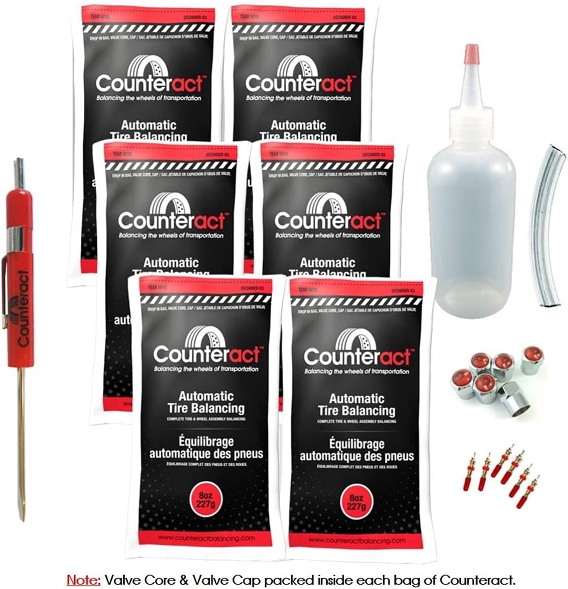 Counteract DIYDK-8 Tire Balancing Beads Kit for Trucks and More