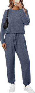 KISSMODA Women's 2 Piece Lounge Set for Cozy Everyday Wear