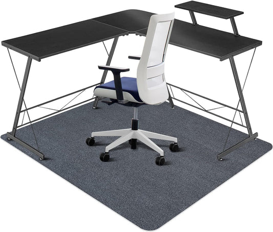 Chair Mat for Hard Floors - QQpony 63x51 Premium Floor Protector