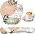Mouse Pad with Wrist Rest Set - Ergonomic Support & Coasters