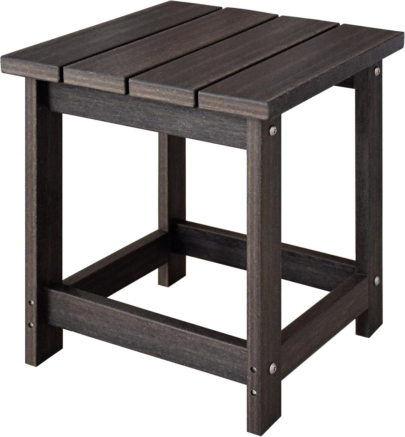 LZRS Adirondack Square Outdoor Side Table for Easy Maintenance