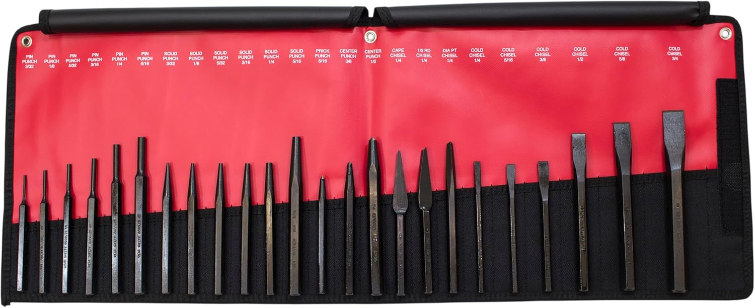 Mayhew Pro 61050 Punch and Chisel Kit: 24-Piece Set Review