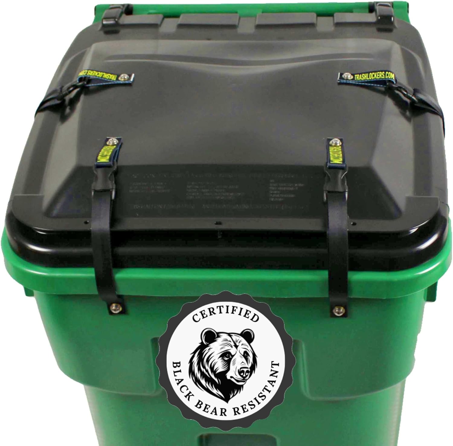 Ultimate Black Bear Trash Lock - Secure Your Garbage Can Easily