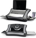 EHO Portable Lap Desk with Cushion and Detachable Mouse Pad