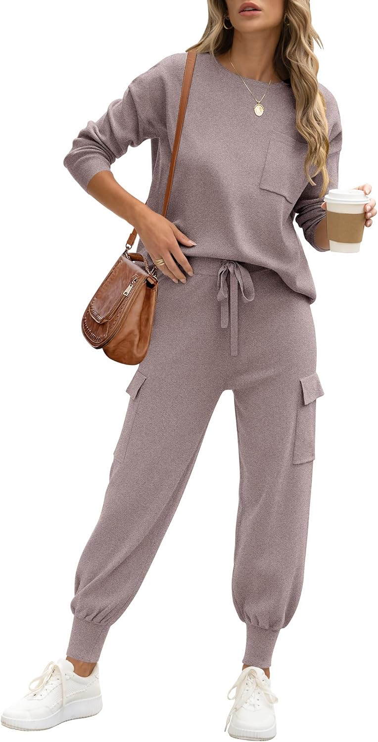 Caracilia Women's Two Piece Outfits for Cozy Fall Lounging
