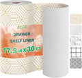 Non-Adhesive Drawer and Shelf Liner 17.5in x 30ft - Thick Non-Slip