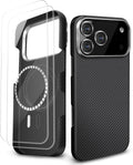 600D Carbon Fiber Phone Case for Phone 17 Pro Max - Slim Magnetic