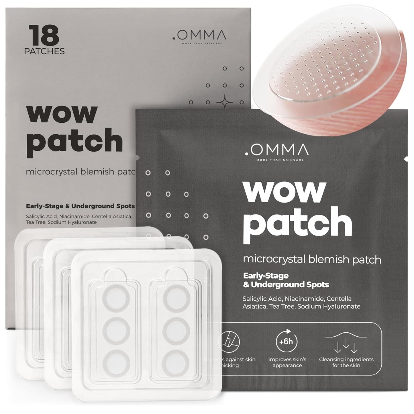 OMMA Korean Microdart Acne Patch for Cystic Acne Treatment