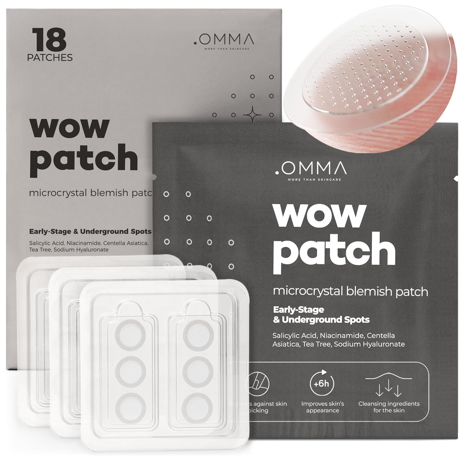 OMMA Korean Microdart Acne Patch for Cystic Acne Treatment