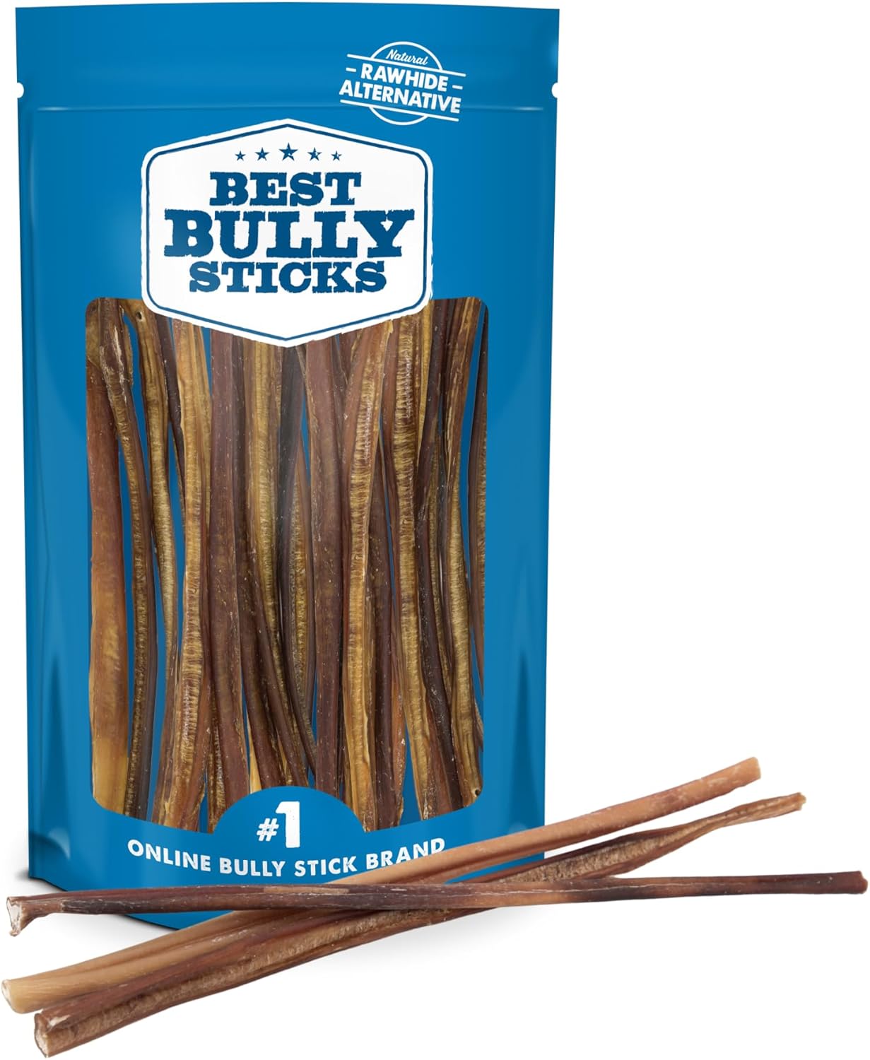 Best Bully Sticks 12 Inch Dog Treats - Natural and Healthy Chews