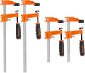 JORGENSEN 4-pack Steel Bar Clamps Set 6in & 12in - Medium Duty