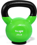 Kettlebells Rubber Base Set for Strength Training - Floor Safe Grip