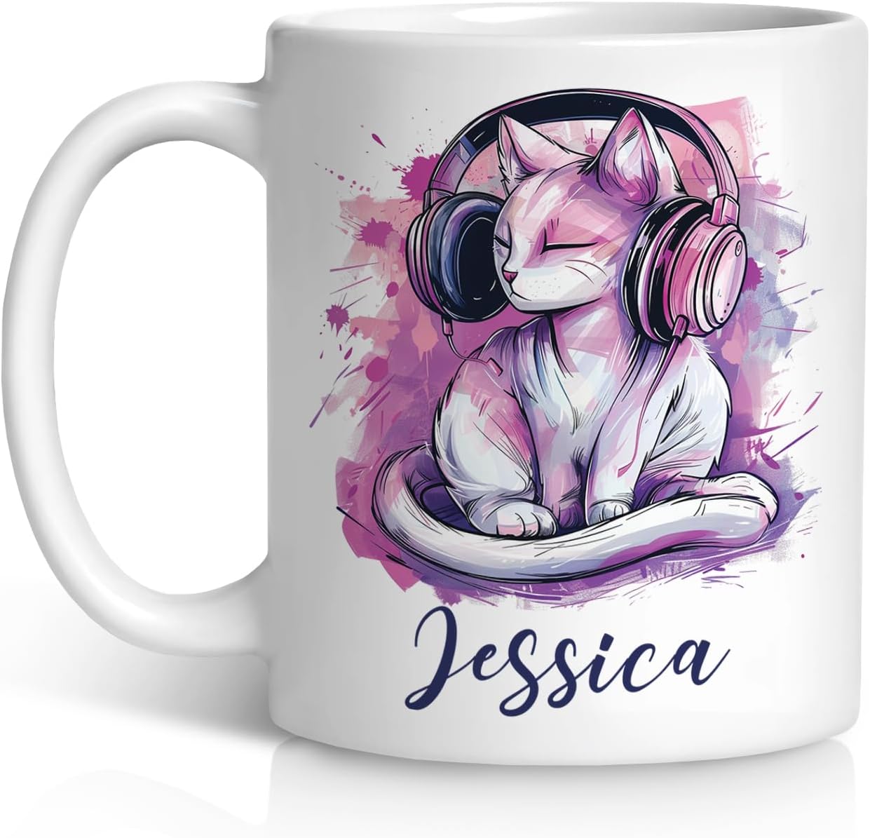 Personalized Gaming Cat Tea Cup - FABGIFT