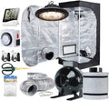 Indoor Grow Tent Kit - Full Spectrum Light, Fan Filter, Timer