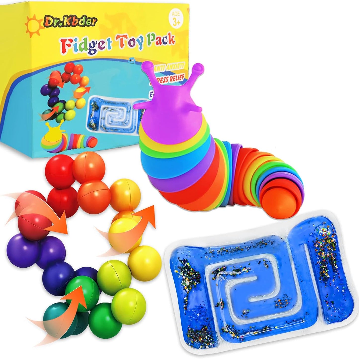 Quiet Autism Fidget Slug - Calm ADHD Stress