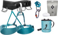 Black Diamond Womens Momentum Rock Climbing Harness Package - Starter
