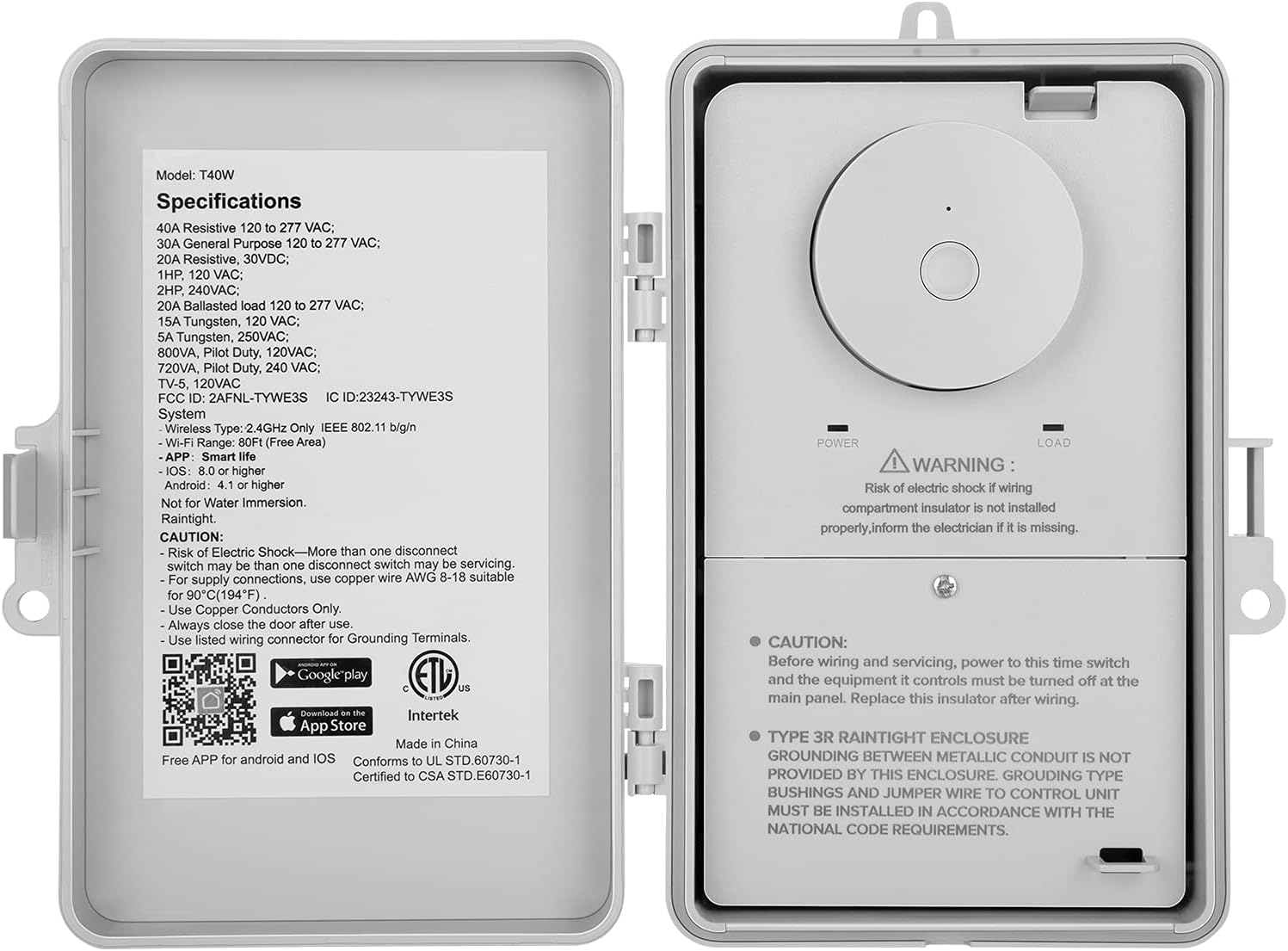 SURAIELEC WiFi Pool Timer: Heavy Duty 40 AMP Smart Switch