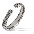 Viking Bracelet Vegvisir Adjustable Pewter Norse Arm Ring - Handmade