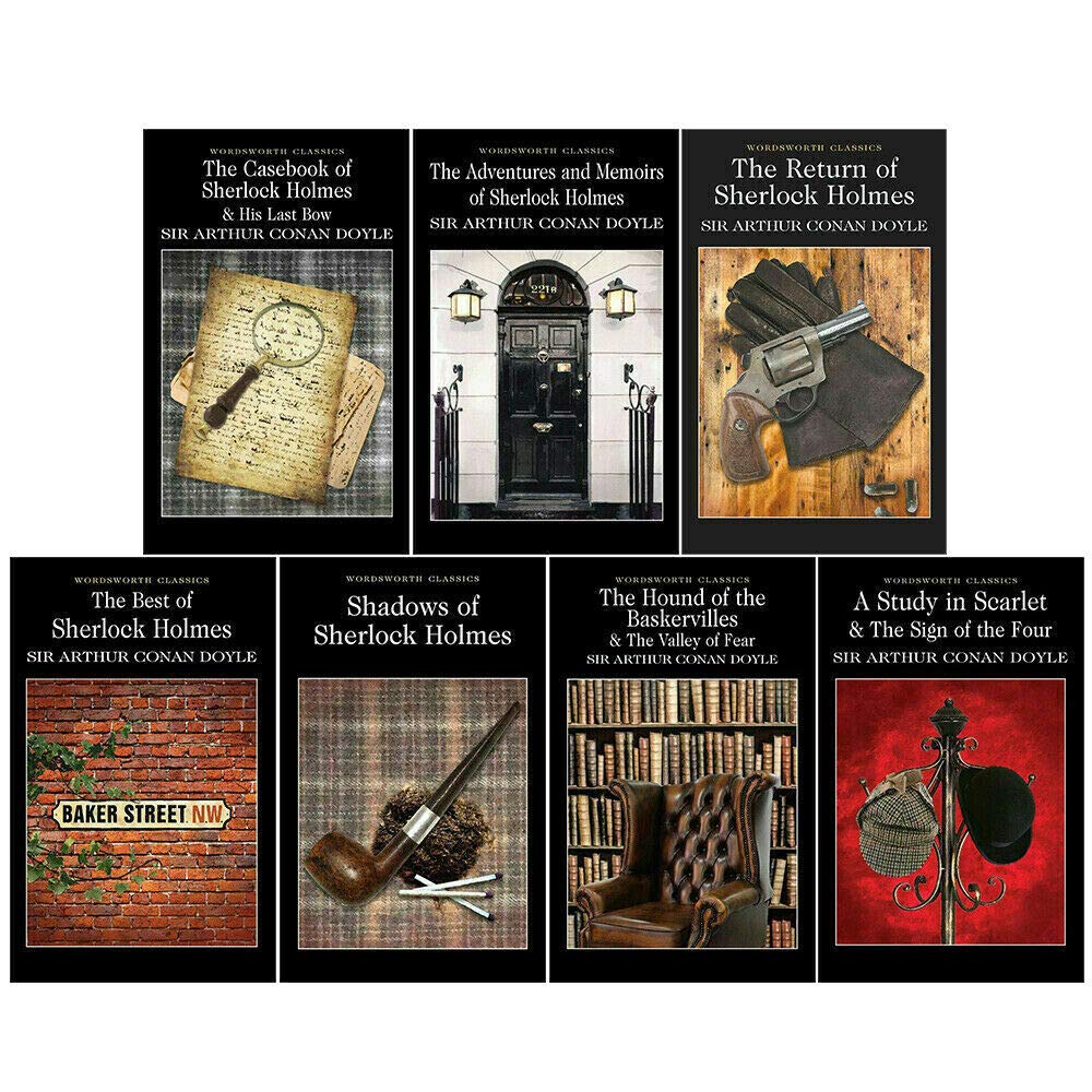 Sherlock Holmes Complete Illustrated 7 Books Collection Box Set