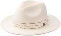 Pineapple&Star Sun Straw Fedora UPF50+ - Packable Beach Fedora