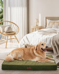 Orthopedic Dog Bed for Large Pets 41 in Dark Green - Waterproof