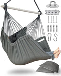 XXL Hammock Chair Swing 500lbs Capacity with 2 Cushions - Extra Large