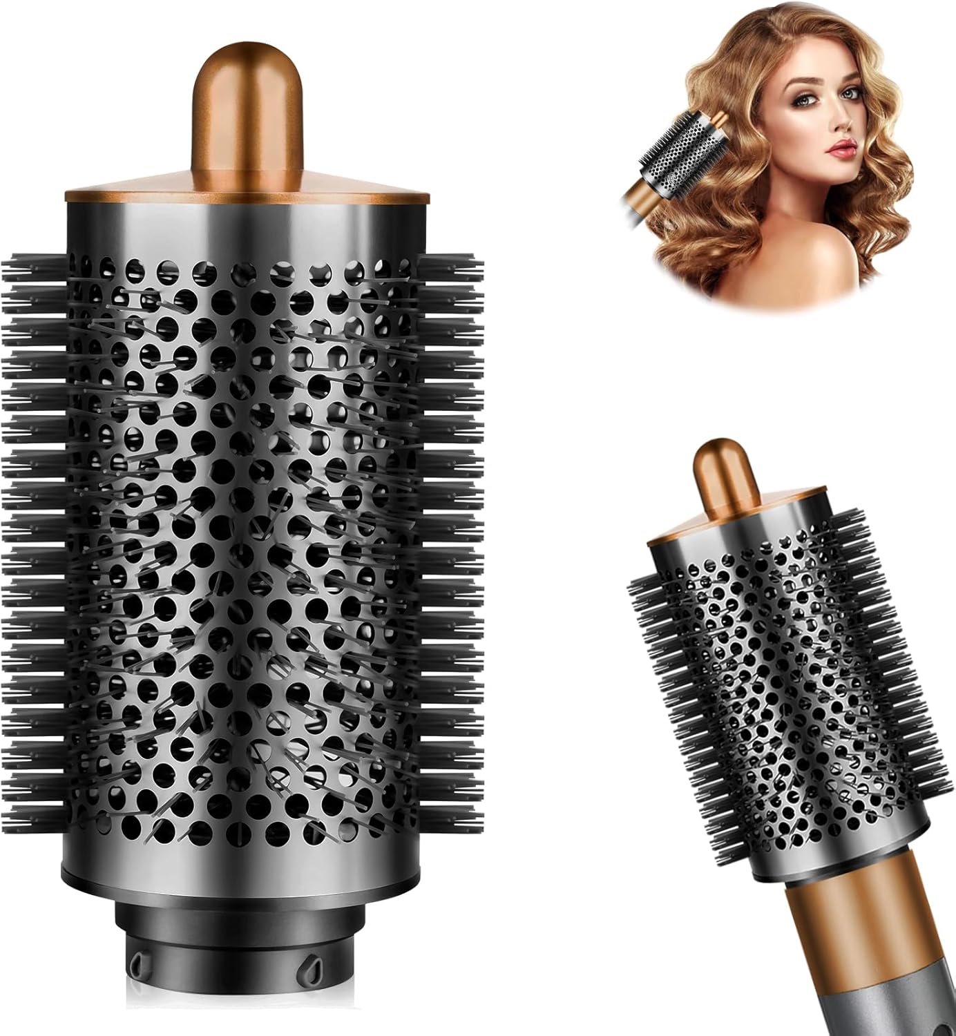 Volumizing Round Brush for Dyson Airwrap - Upgraded Style!