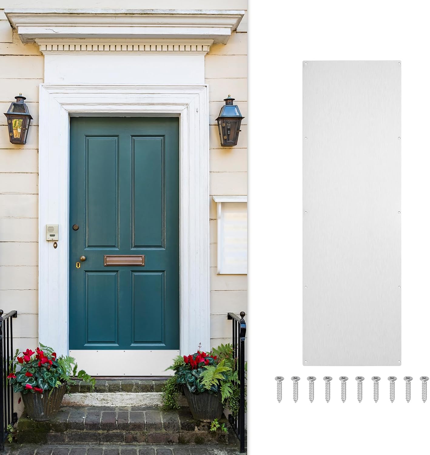 uxcell Door Kick Plate for Enhanced Security and Durability