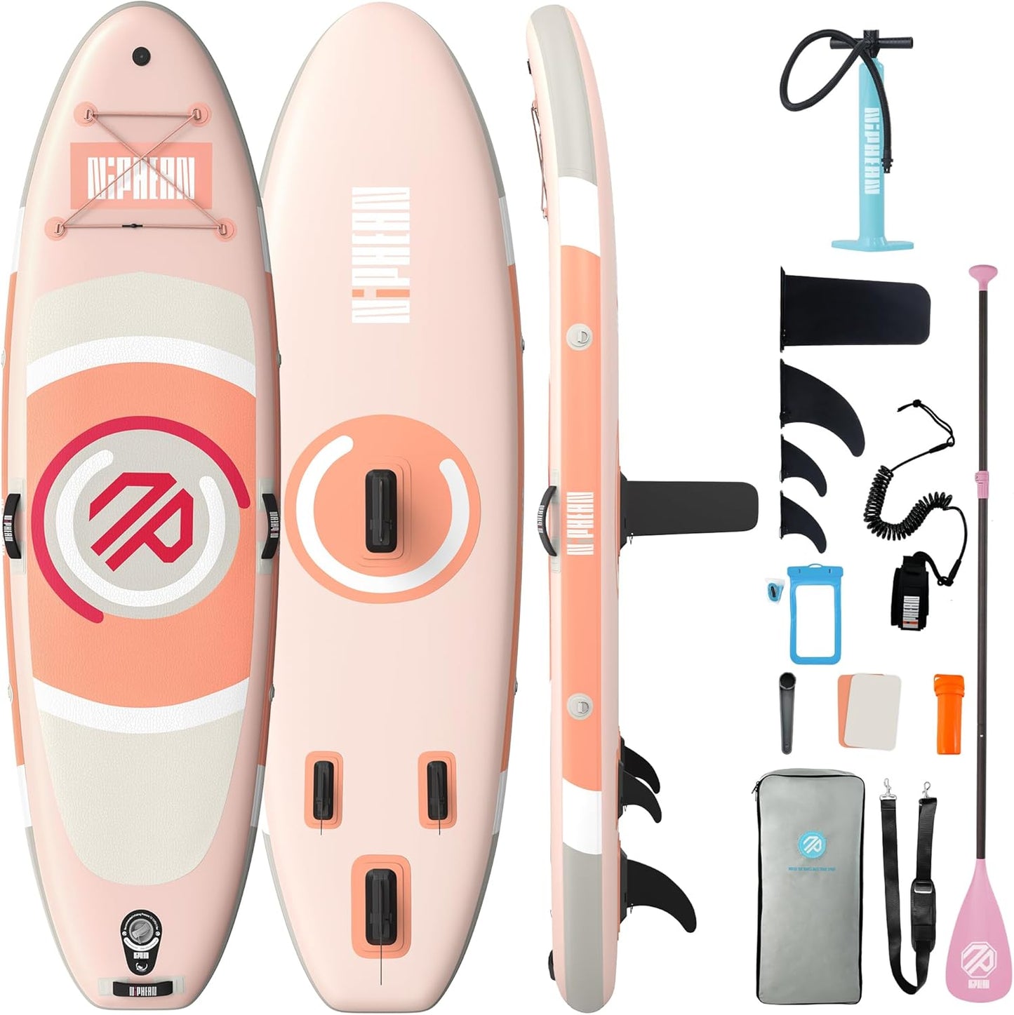 Niphean Inflatable Paddle Board for Yoga and Water Adventures