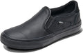 Vans Women's Asher Deluxe Slip-on Sneaker - Perforated Leather