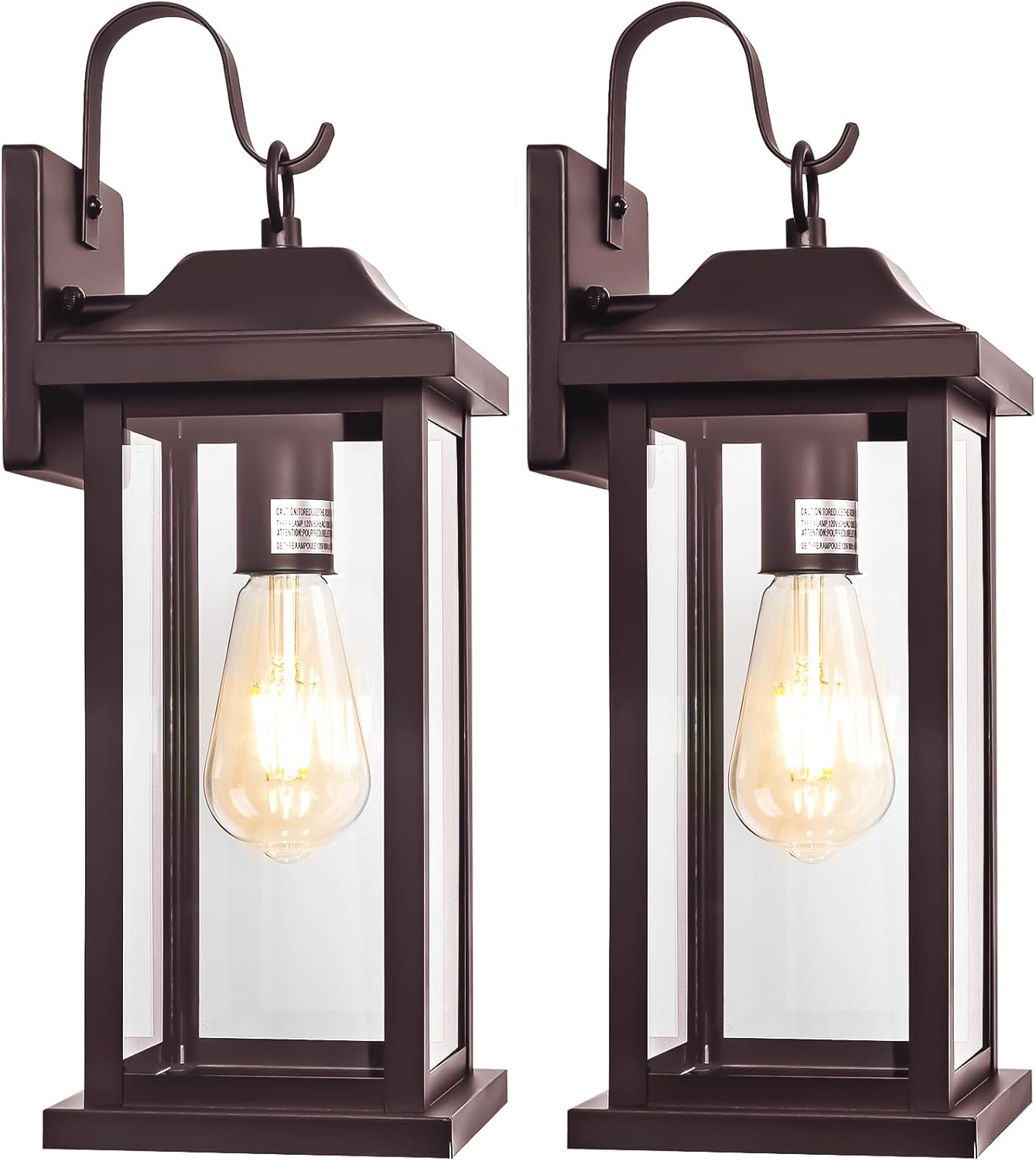 17 Inch Large Outdoor Wall Sconces - Vintage Bronze Light Fixtures