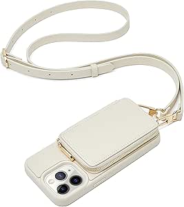 ZVE iPhone 11 Pro Wallet Case Crossbody with Card Holder