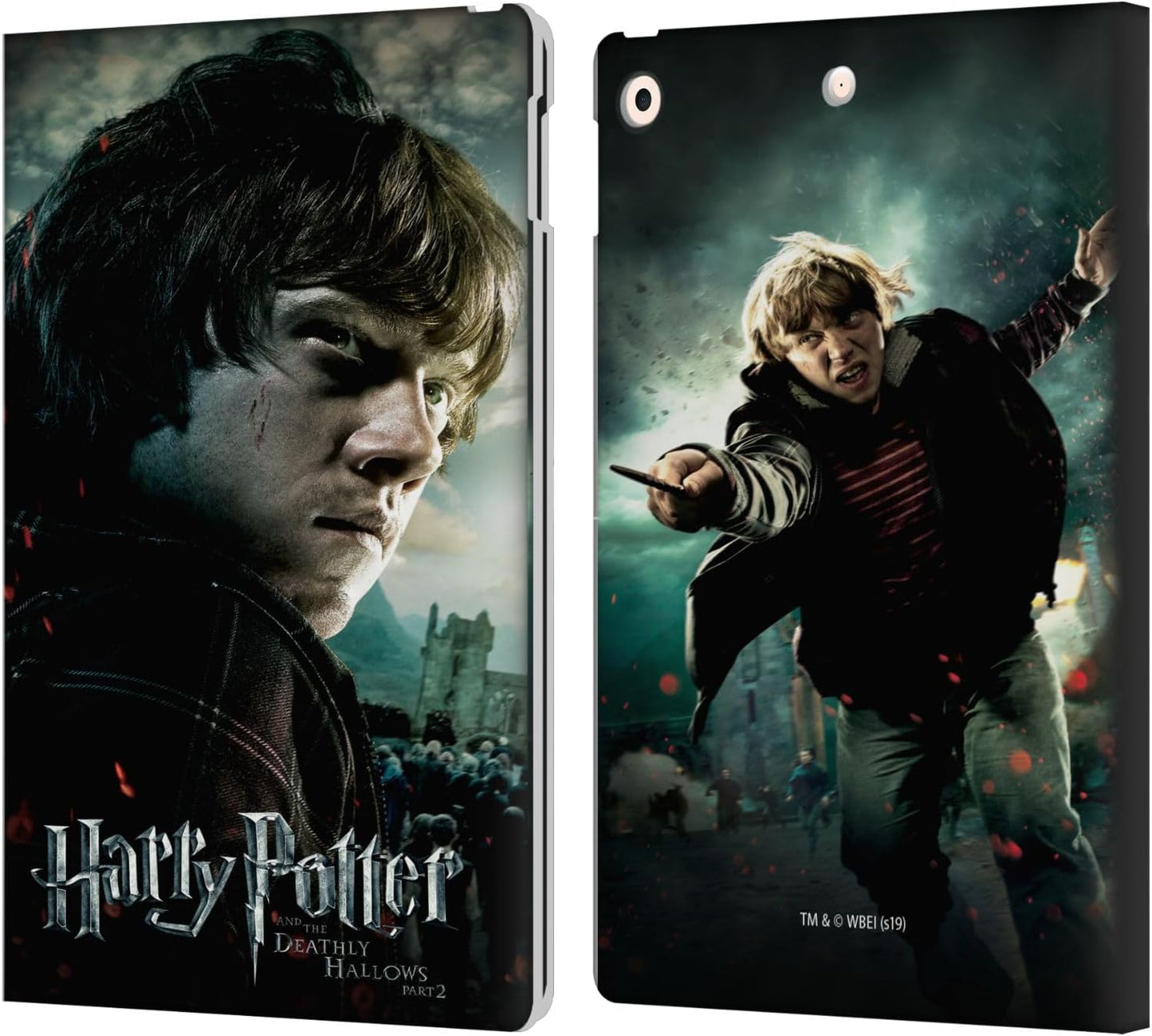 Harry Potter Ron Weasley Leather Wallet Case for iPad 10.2
