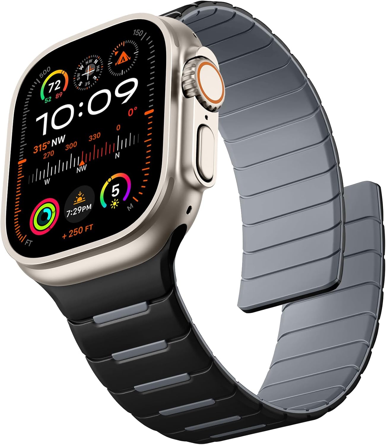 Easuny Waterproof Magnetic Band for Apple Watch