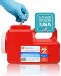 1.2 Gallon MailBack Sharps Disposal Container - Secure Needle Box