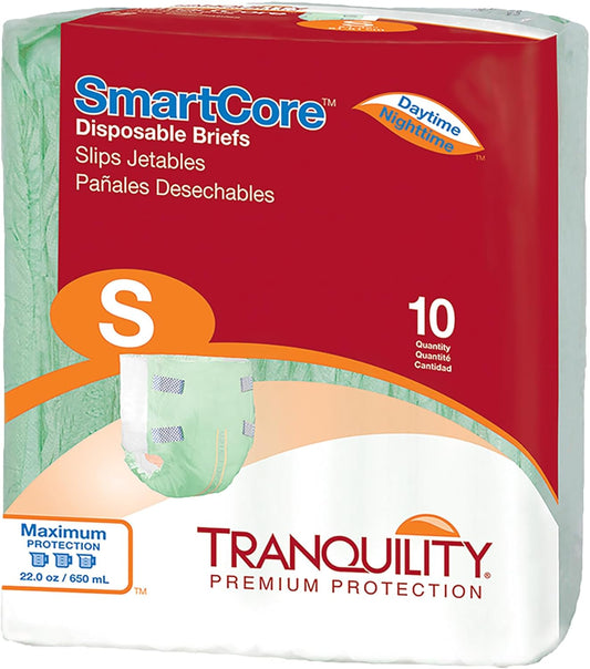 Tranquility SmartCore Briefs: Max Absorbency & Comfort