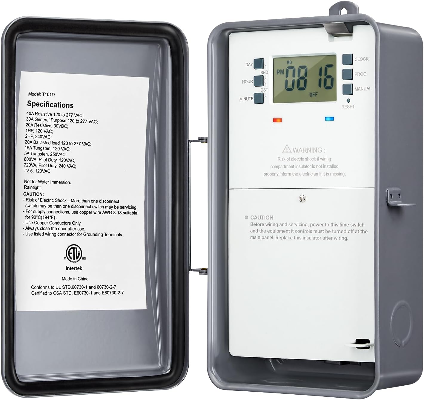 Suraielec 7-Day Digital Pool Timer for Heavy Duty Use