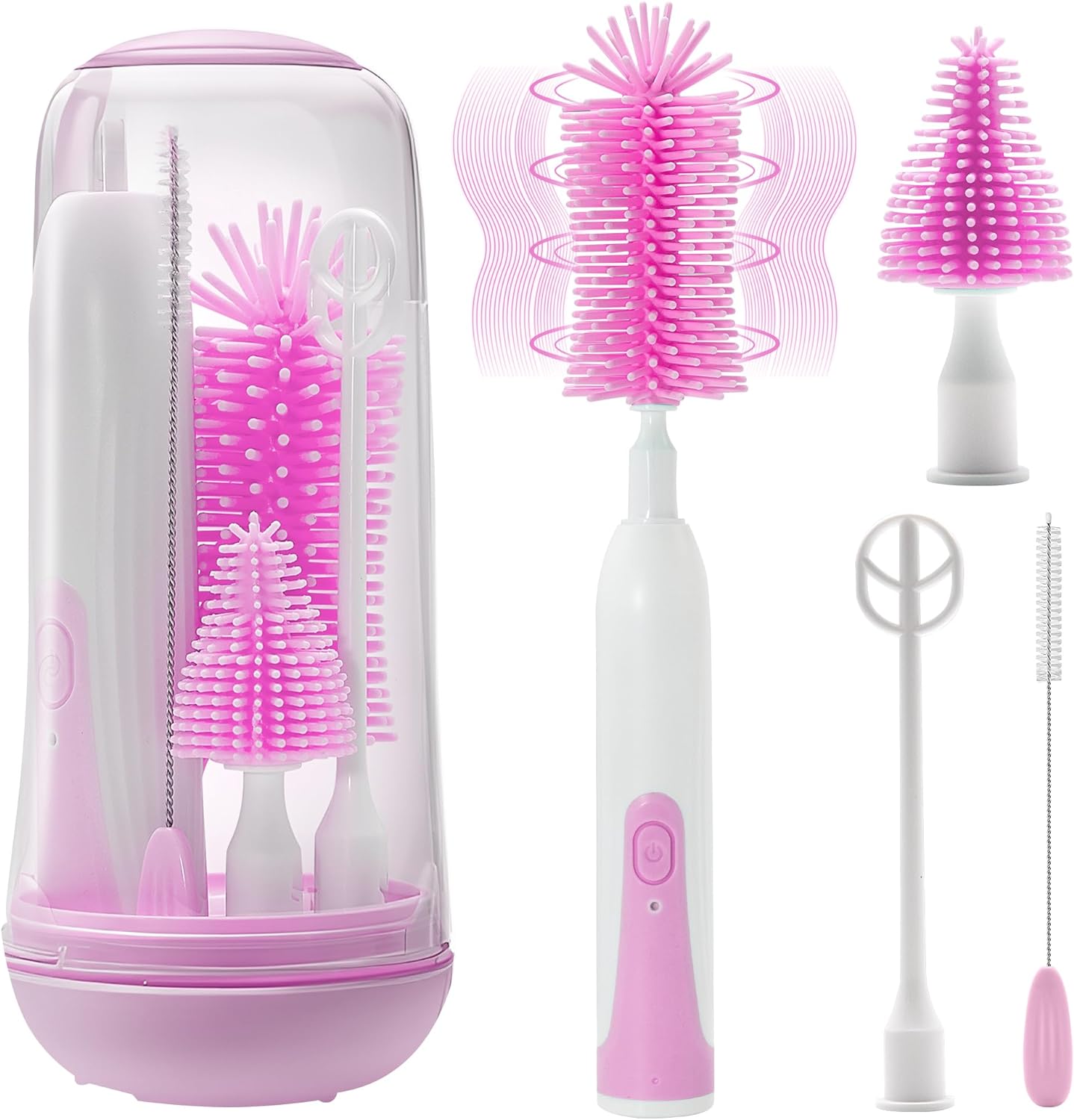 Portable Electric Bottle Brush - Sparkling Clean in Seconds!
